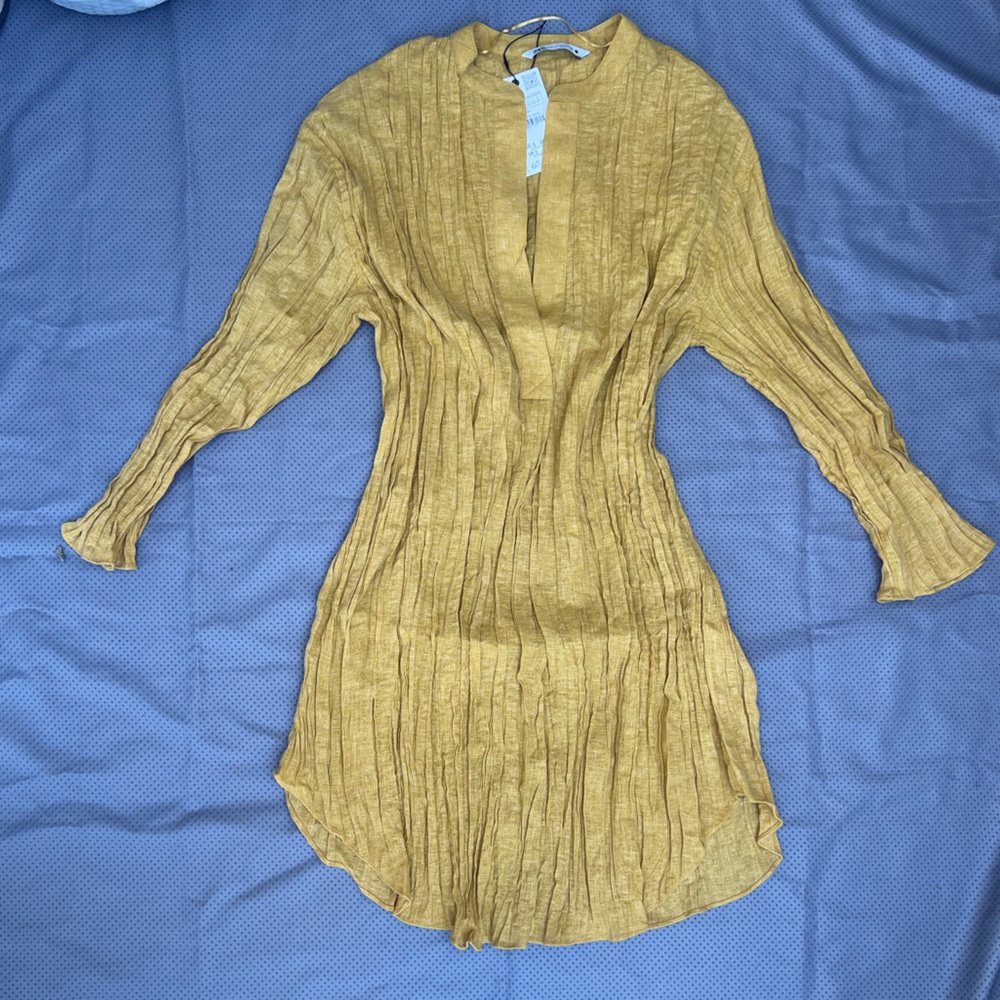 Zara Golden Yellow One Piece